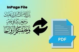 convert inpage to pdf