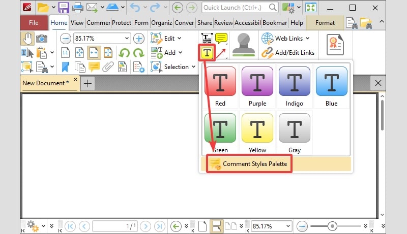 pdf xchange interface