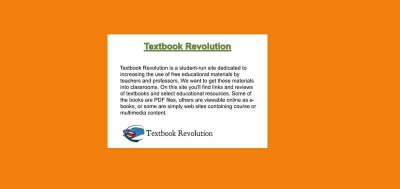 textbook revolution interface